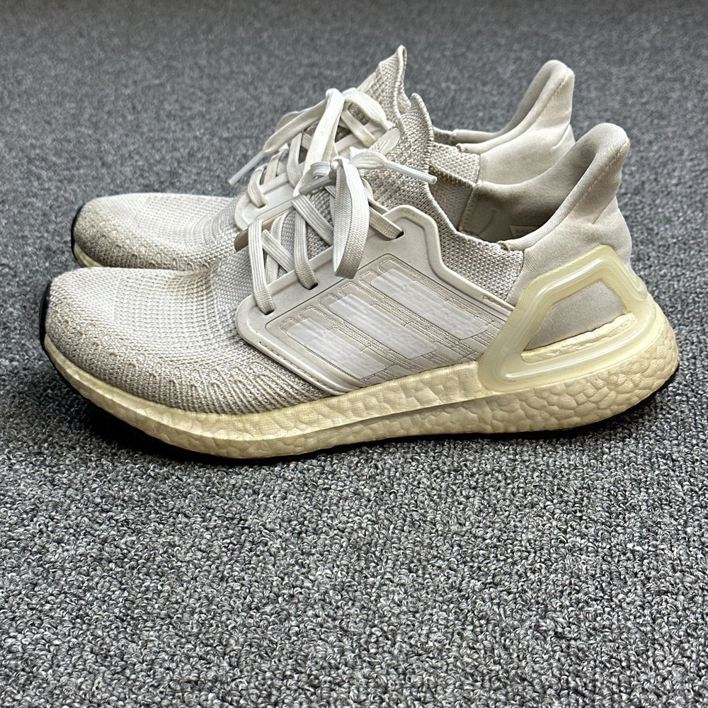 Adidas Ultraboost 20‎ Womens 7 Cloud White Walking Running Shoes Sneakers EG0713